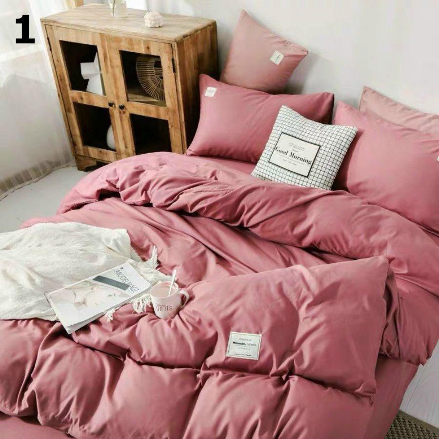 Bộ chăn ga gối vải cotton tici 4 món – chăn mền, drap giường, vỏ gối - ga giường đủ size