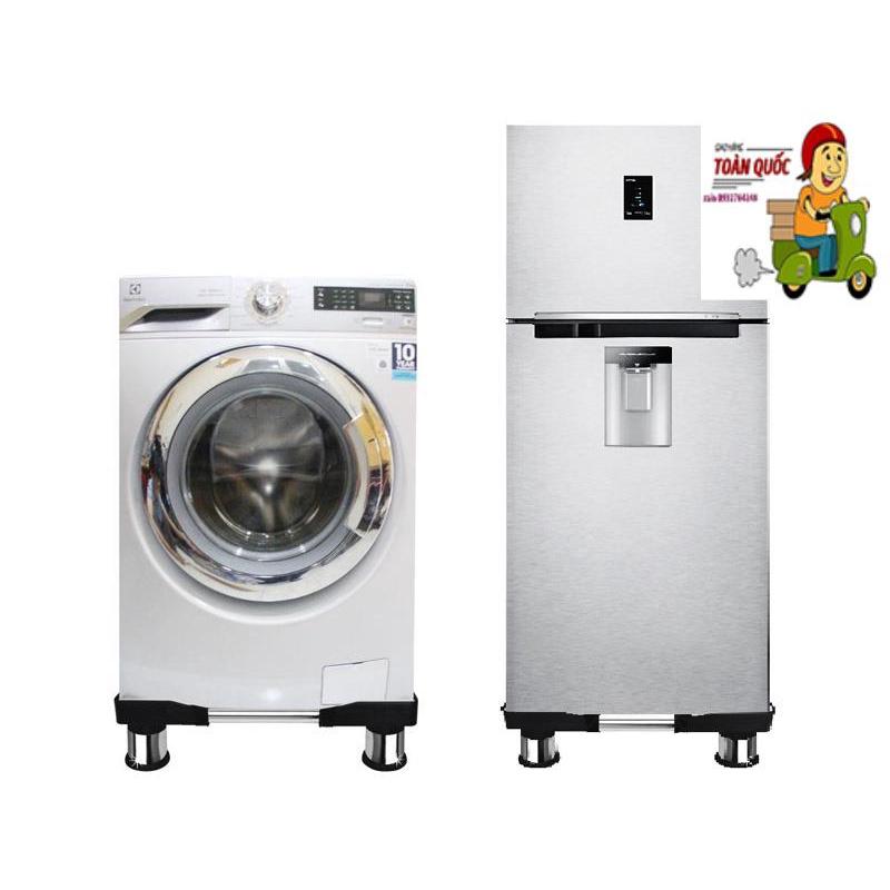 Chân Kệ Tủ Lạnh, Chân Kệ Máy Giặt Inox Đa Năng, Kệ Để Máy Giặt, Kệ Tủ Lạnh Thiết Kế Chắc Chắn