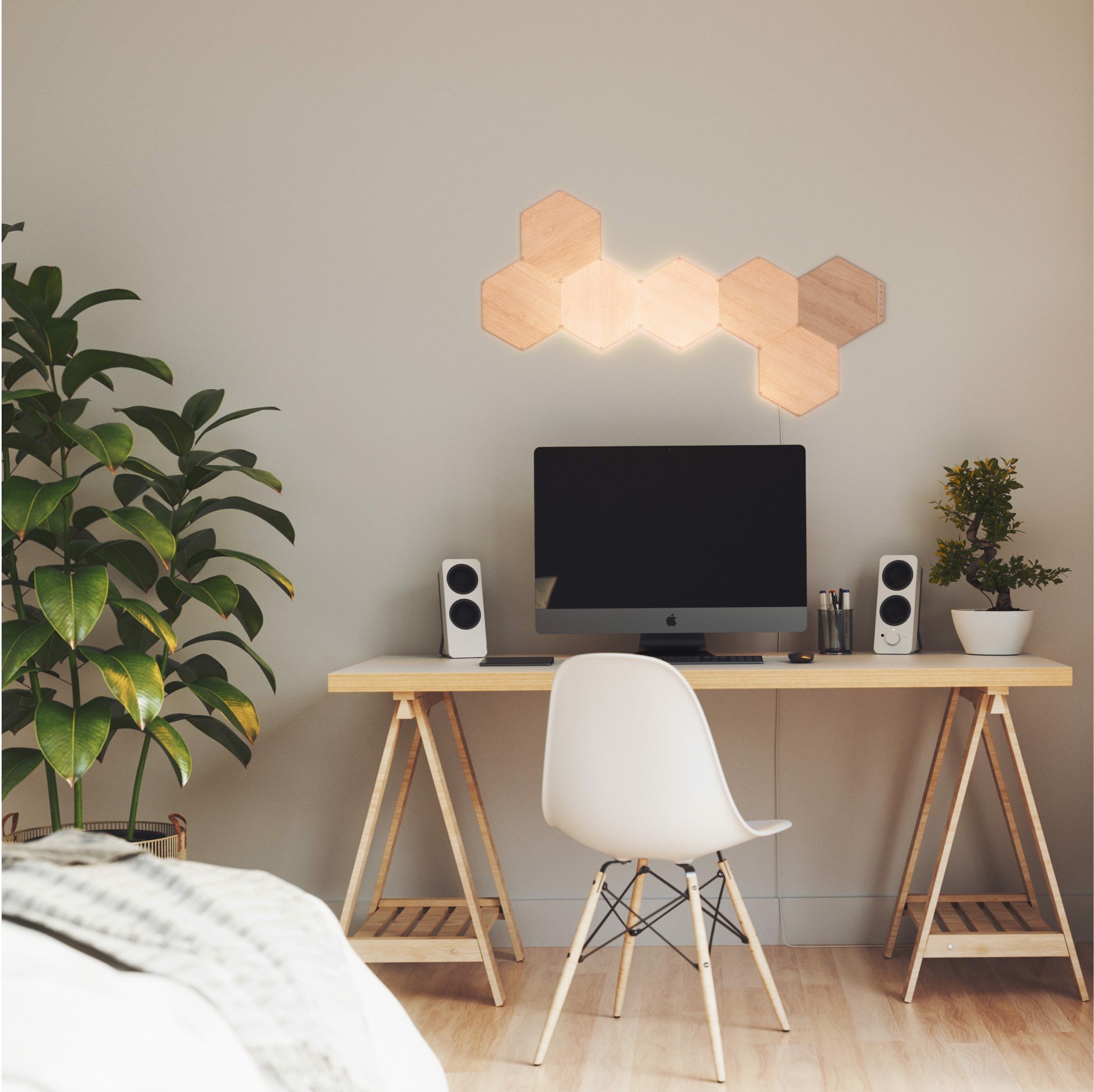 Đèn thông minh Nanoleaf Elements - Dáng gỗ sang trọng