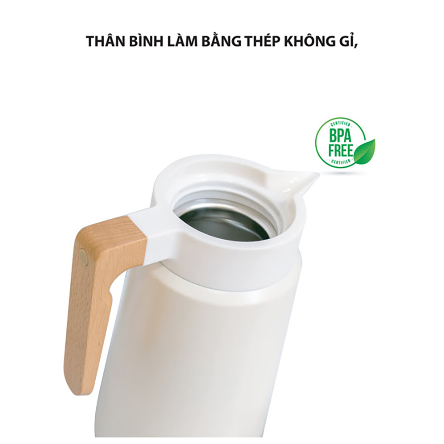 Bình pha cà phê cán gỗ La fonte 006668