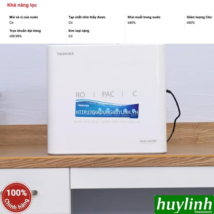 Máy lọc nước RO trực tiếp Toshiba TWP-N1686UV (W1) - 3 lõi lọc - Hàng chính hãng