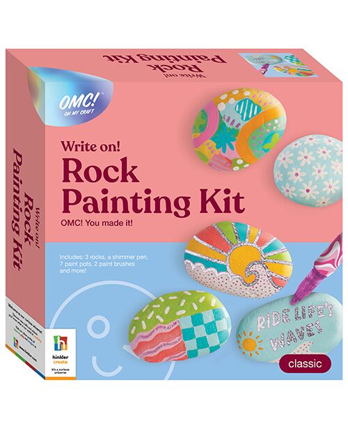 OMC! Write On! Rock Painting Kit