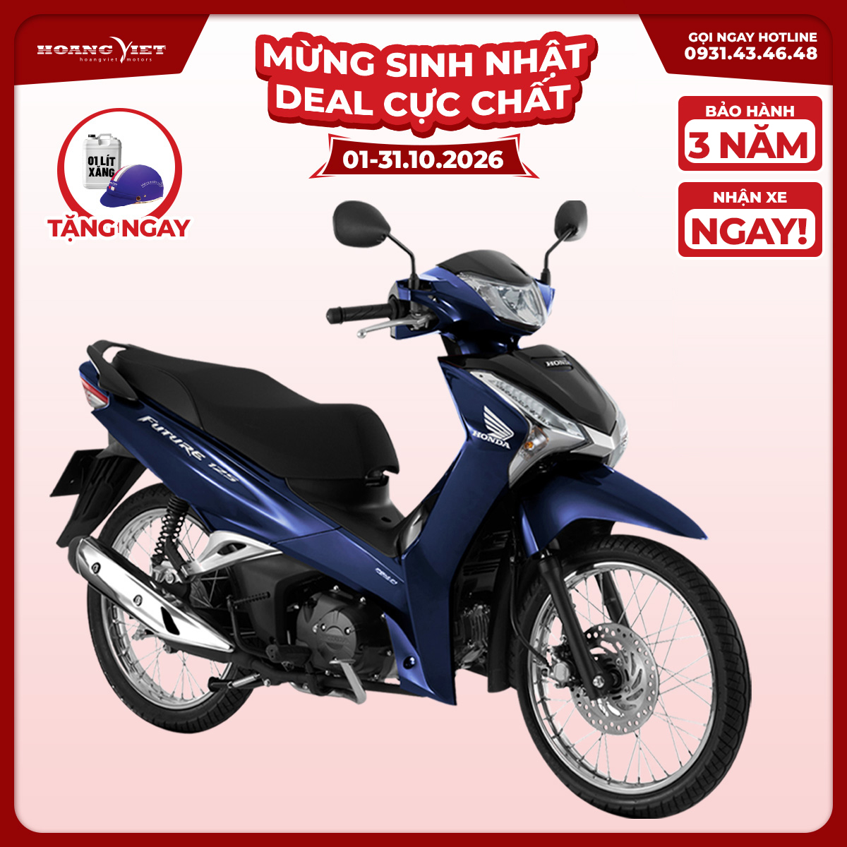 Xe Máy Honda Future 125 FI 2026 - Phiên Bản Tiêu Chuẩn