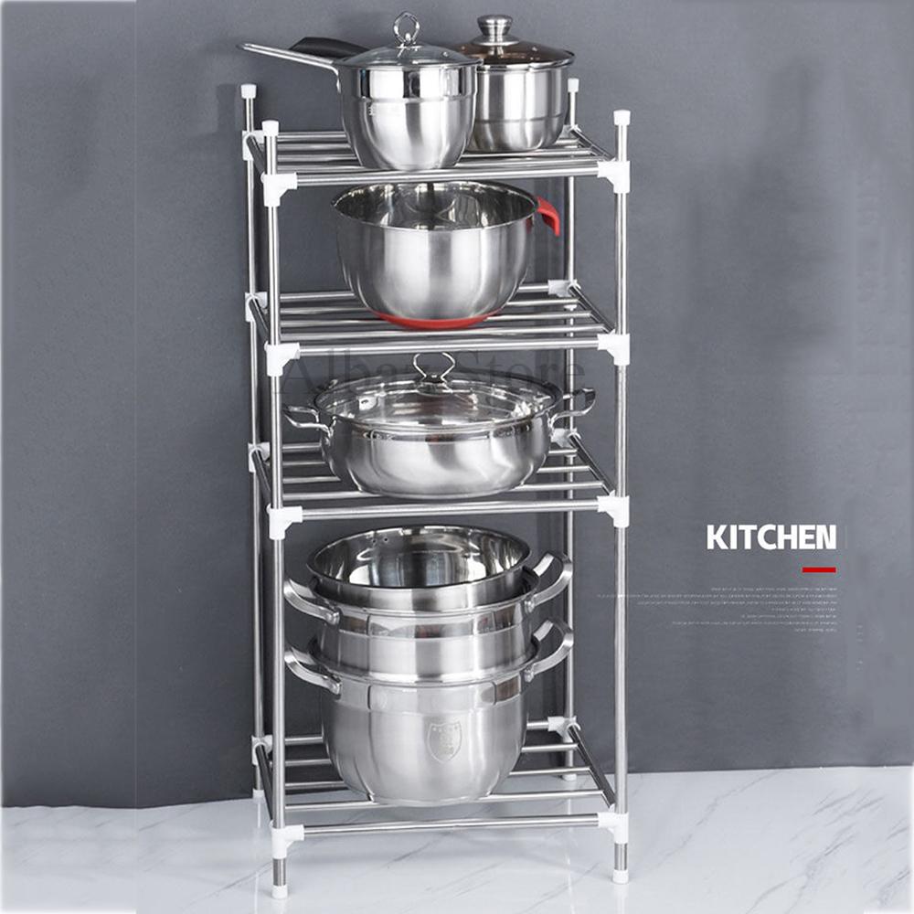 Nhà Bếp Nhà Tổ Chức Giá Đỡ Tầng Nồi Giá Đỡ Chậu Rửa Lưu Trữ Giá Đỡ Lưu Vực Giá Treo Đồ Dùng Nhà Bếp Lưu Trữ Giá Đỡ Phụ Kiện Kệ