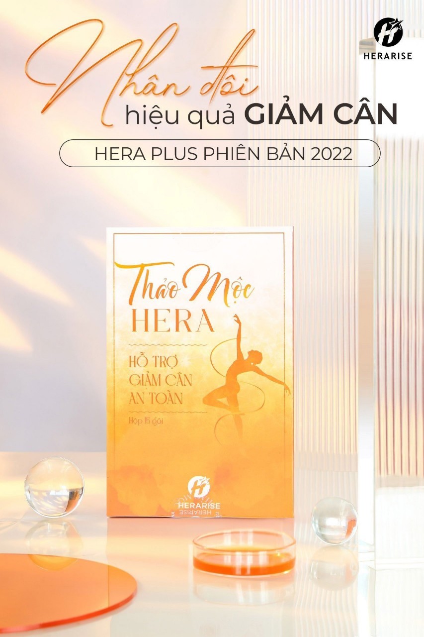 Trà Thảo mộc Hỗ Trợ Giảm cân Hera Plus (15 gói)