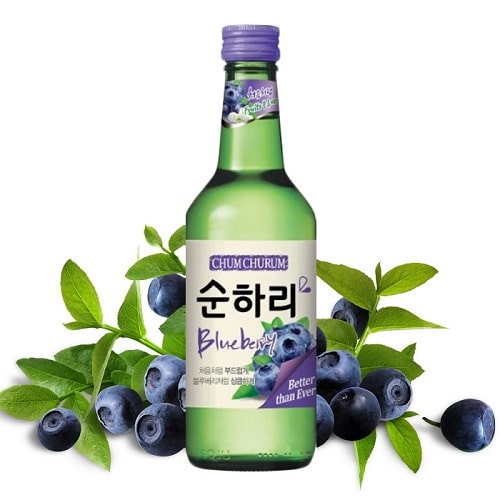 Hình ảnh Rượu Chum Churum Soju Vị Việt Quất 12% 360ml