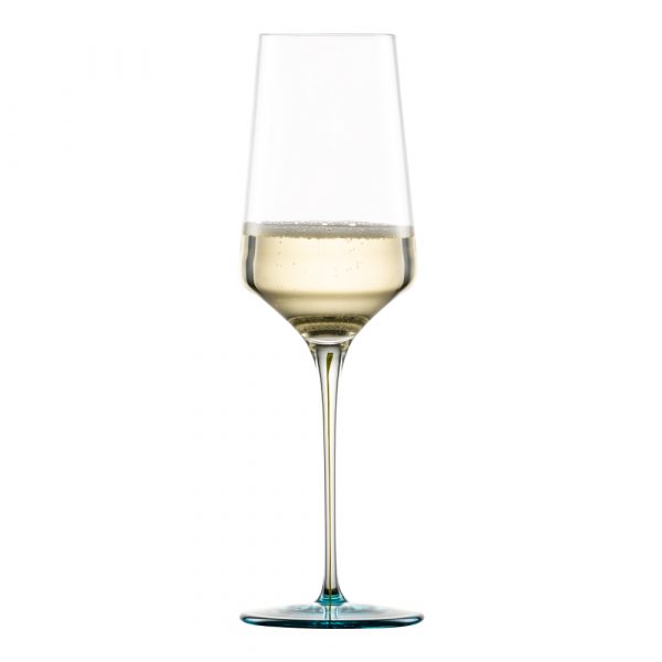 Ly Rượu Champagne Pha Lê Zwiesel Ink 123411 24.9cm 400ml Chân Đế Màu Xanh Lá Emerald hàng chính hãng