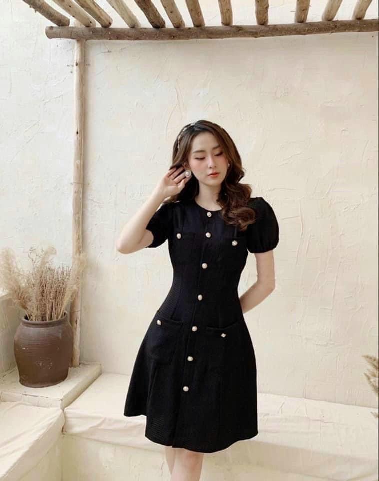 ĐẦM XÒE DỰ TIỆC TAY PHỒNG PHỐI NÚT 11144