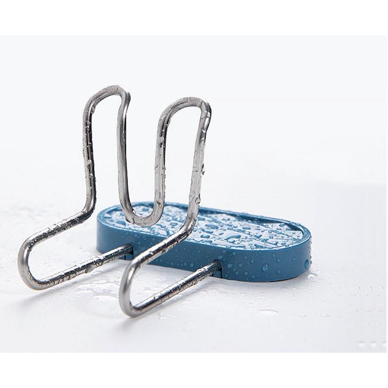 Giá đỡ bàn chải và cốc dán tường hàng đơn - 9896