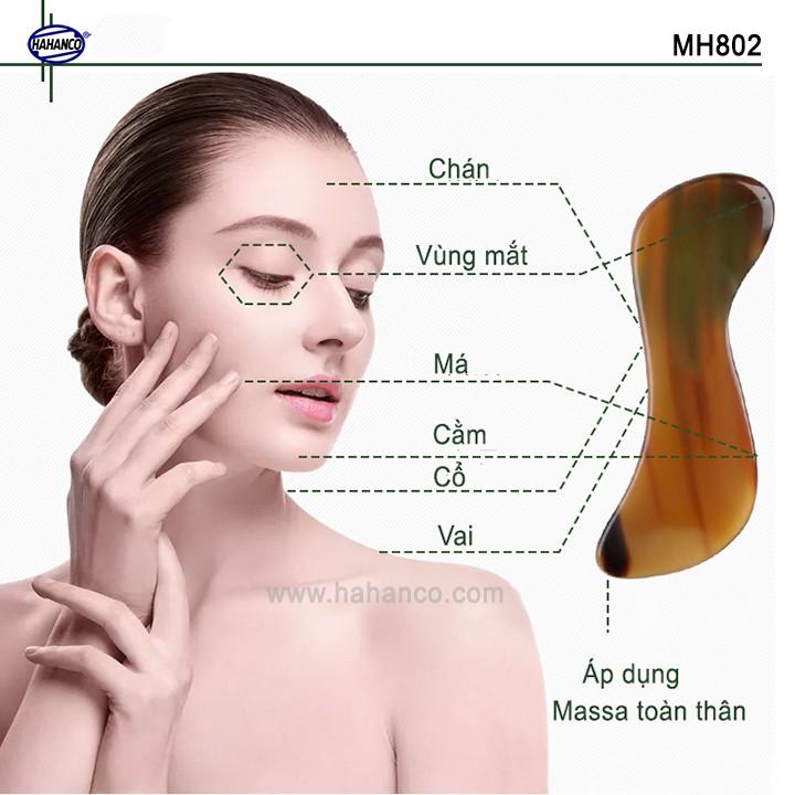 COMBO 2 chiếc Cạo gió masssage chăm sóc️ da toàn thân hình chữ S (MH802) - Chăm sóc sức khỏe