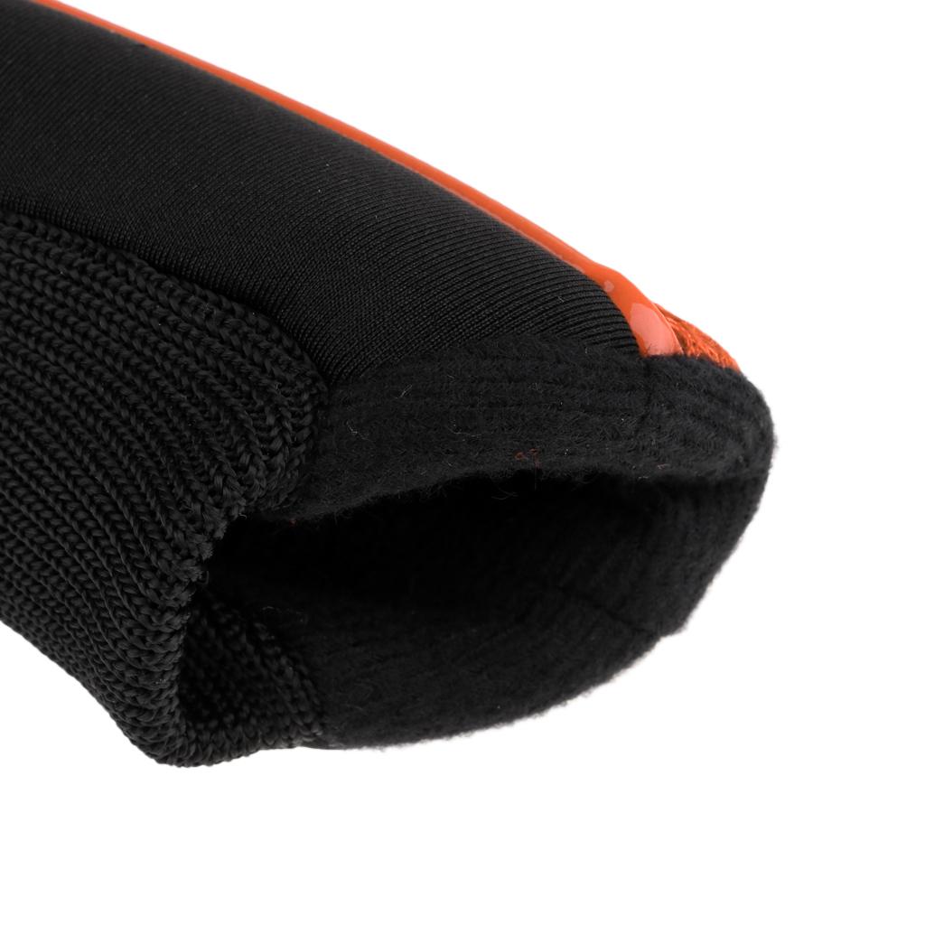 2x Golf Hybrid UT Club Head Cover Headcover with Number Tag Orange + Red