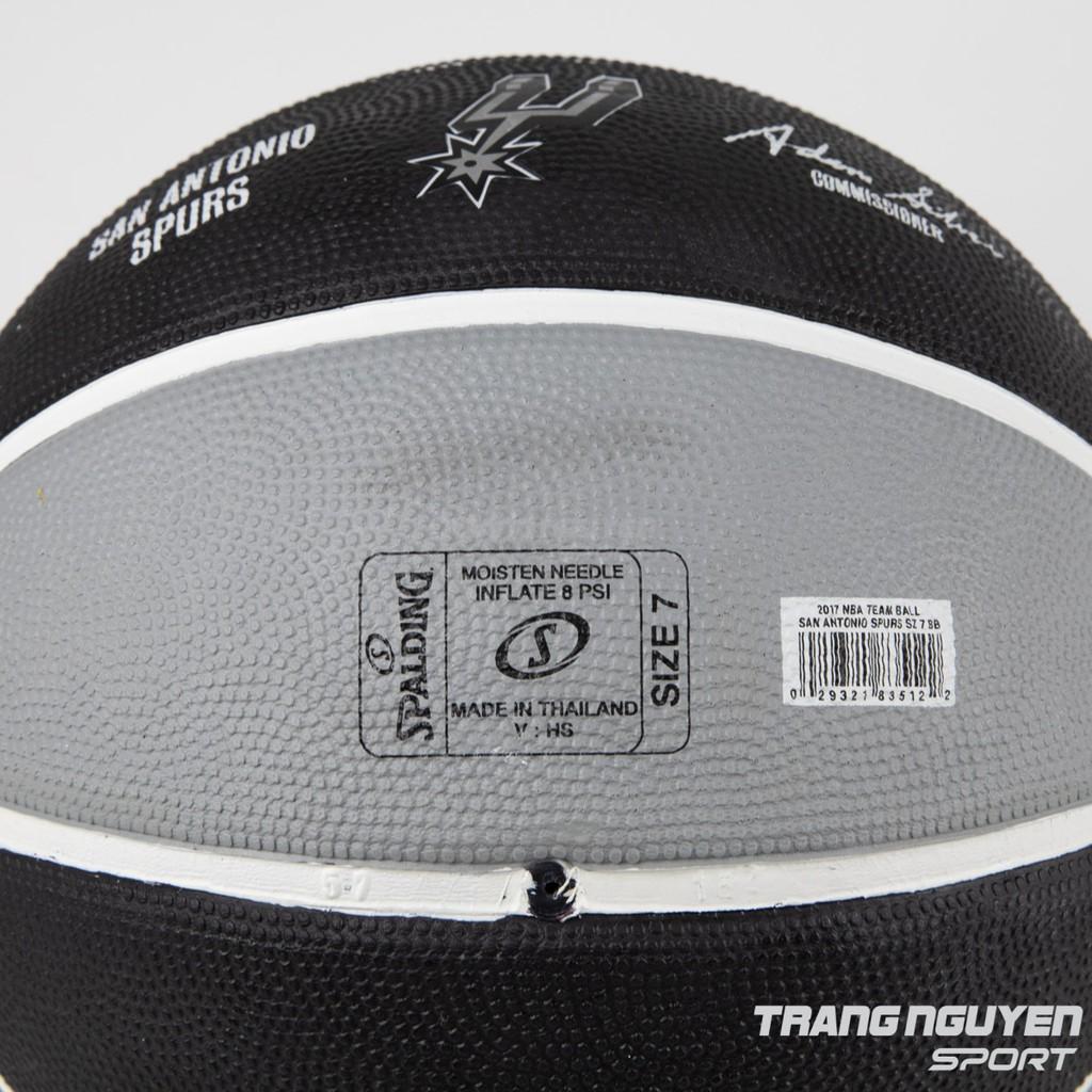 Quả Bóng rổ Spalding NBA TEAM SAN ANTONIO SPURS | Size 7 | mã 83-512Z (OUTDOOR)