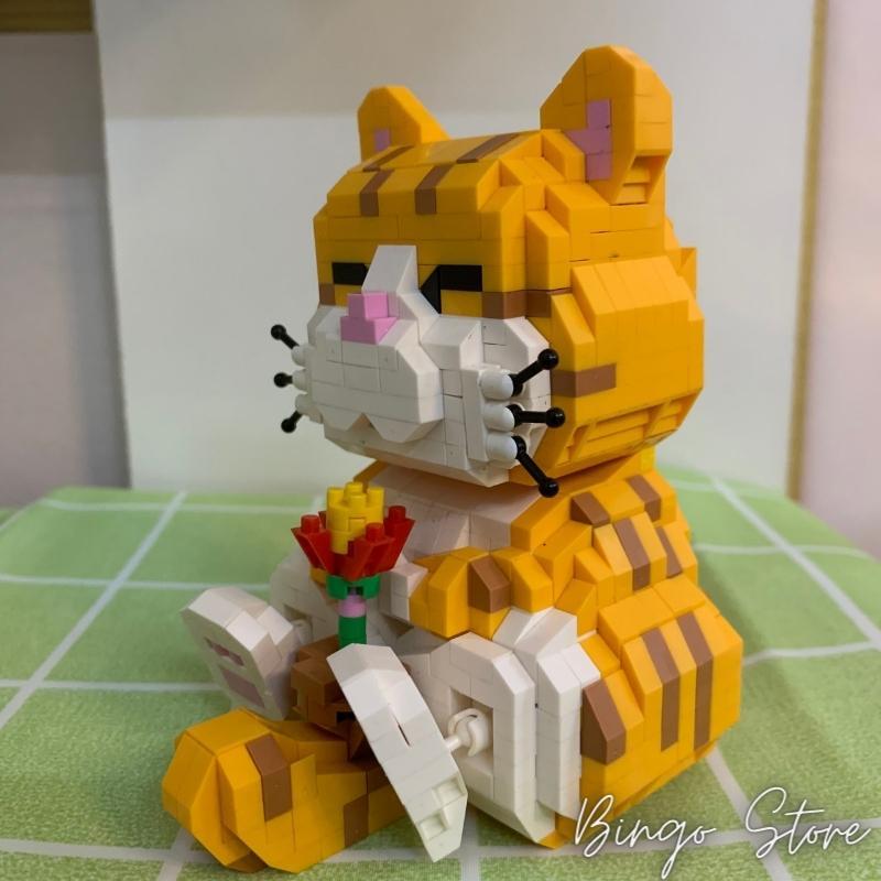 MÔ HÌNH LẮP RÁP THÚ CƯNG ORANGE CAT 834 CHI TIẾT