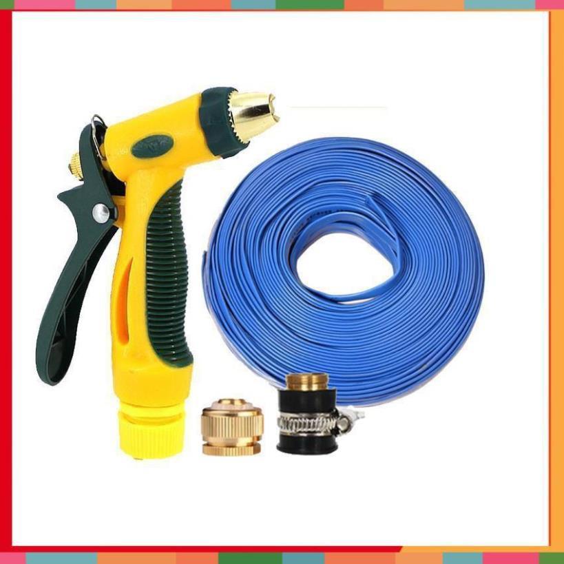 Bộ dây vòi xịt nước rửa xe, tưới cây tăng áp 3 lần,loại 3-5M  206317