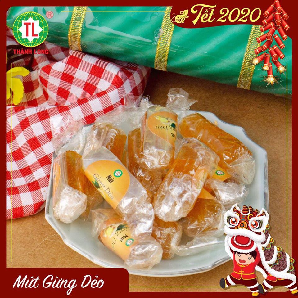 MỨT GỪNG DẺO DẠNG VIÊN THÀNH LONG 500G - VIỆT NAM