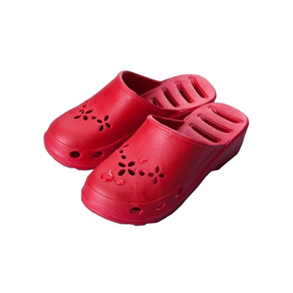 Dép sục nhựa siêu nhẹ thoáng khí màu Đỏ size M Nội địa Nhật Bản