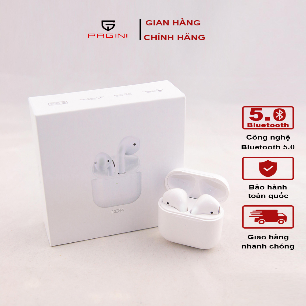 Tai Nghe Không Dây Bluetooth HOCO TWS CES4 - Cảm Ứng, Định Vị Thông Minh, Hiện Đại – Thời Gian Sử Dụng Tới 4h Liên Tục - Hàng Nhập Khẩu - TAI000S4W