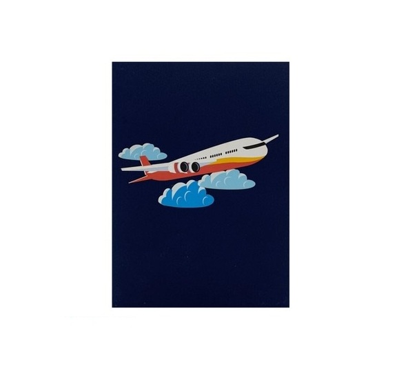 H15 - ️ Thiệp 3D Máy Bay – Airplane Pop Up Card Viethands Giftshop