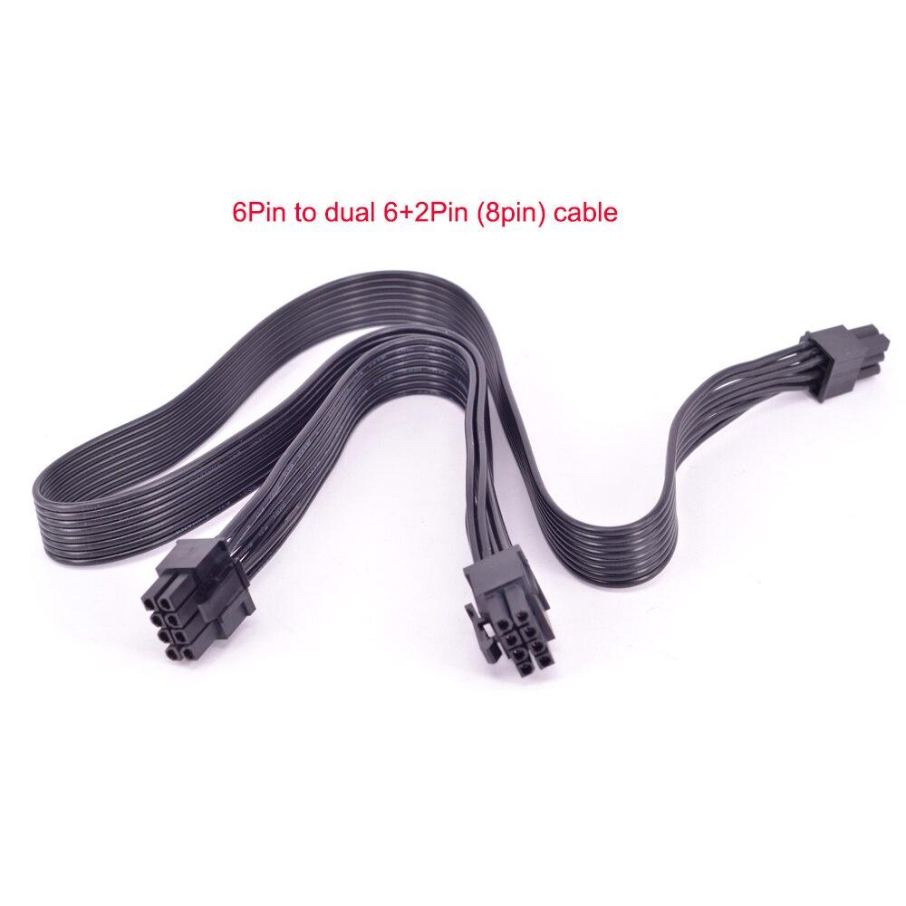 COOLER MASTER Dây Cáp Nguồn 1200W M2 1500W 1000W 850W PCIe 6pin Sang Dual 6 + 2Pin PCI express 8pin GPU 6pin Đến 8pin