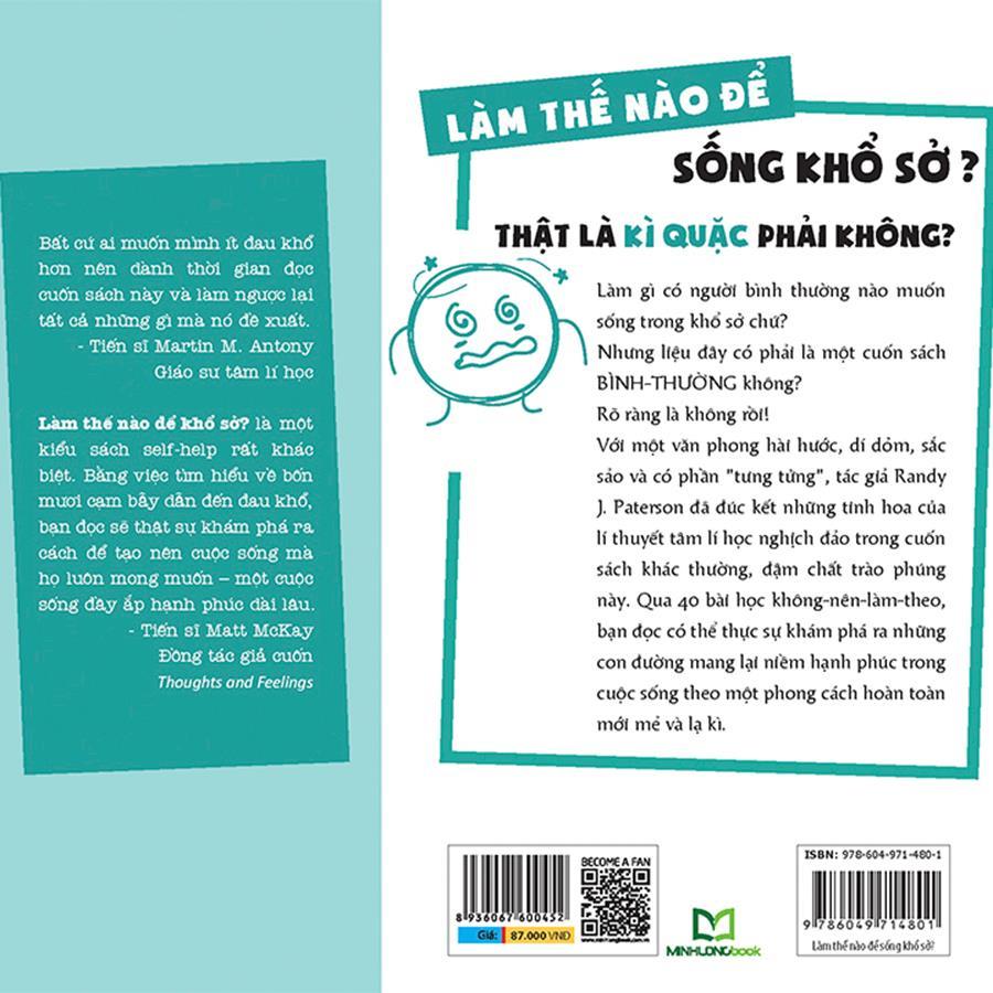 Sách: Làm Thế Nào Để Sống Khổ Sở? Cầm nang không nên làm theo - TSKN