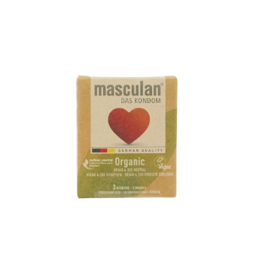Bao cao su 3 cái Masculan Organic