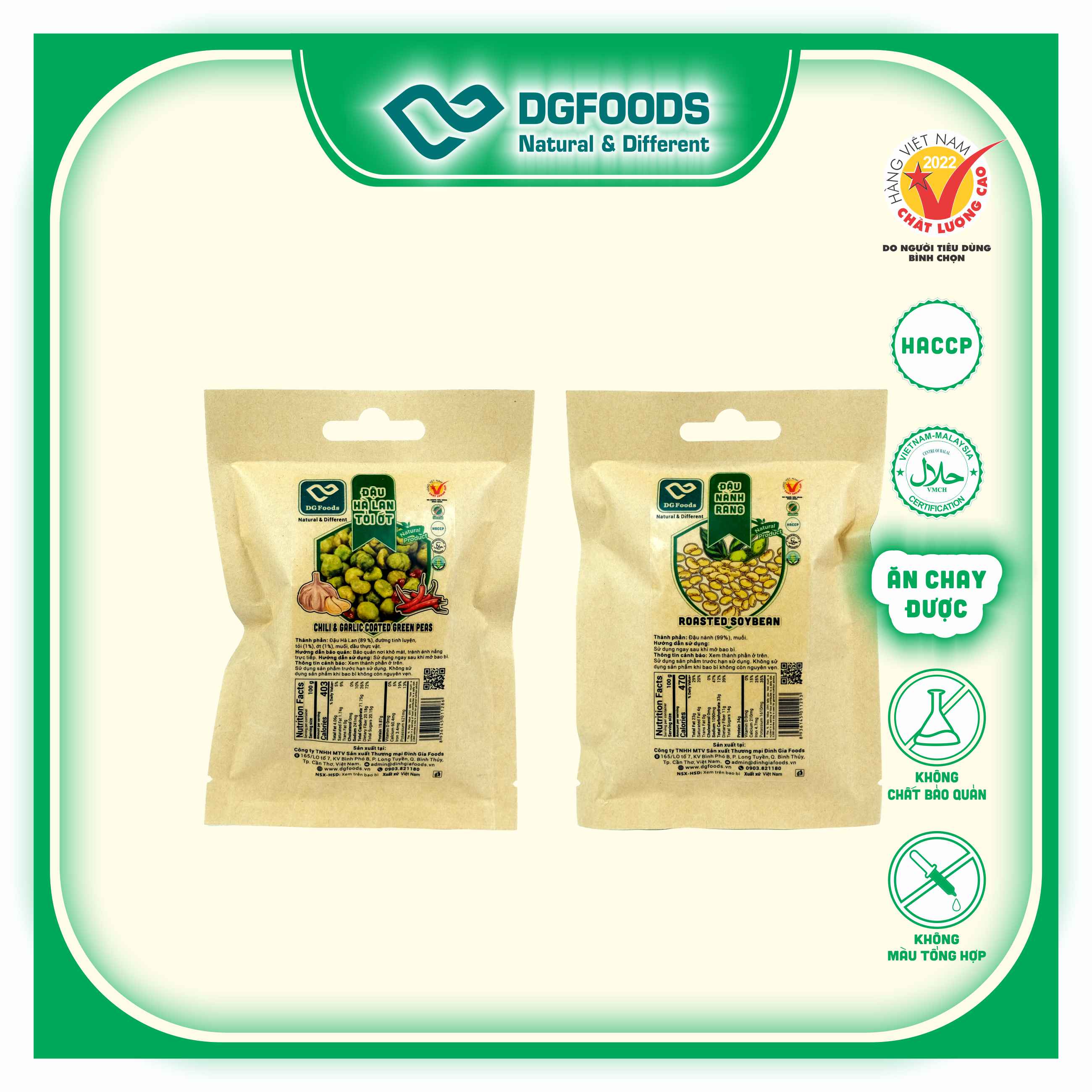 Đậu Phộng Sầu Riêng đa sắc DGfoods 36g/ Natural multicolored durian coated peanuts/ HVNCLC, Haccp, Halal, Ăn chay, Ăn kiêng, Đặc sản Cần Thơ, Horeca, quán ăn, nhà hàng, karaoke, khách sạn