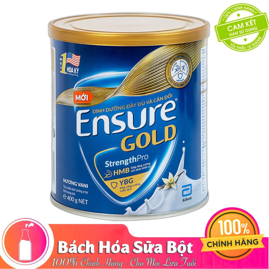 Thực phẩm dinh dưỡng y học: Ensure Gold vani 400g