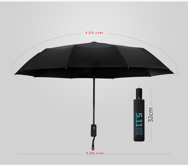 Ô dù che mưa che nắng 5.11 kích thước siêu rộng 125cm có nút bấm 2 chiều, hàng chất lượng cao thiết kế sang trọng và bền bỉ, ô dù có lựa chọn màu sắc,