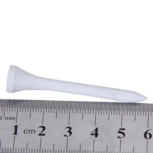 Plastic Tee Holder Carrier 3 Ball Marker 12Pcs 2 1/8 inch Wood Tees