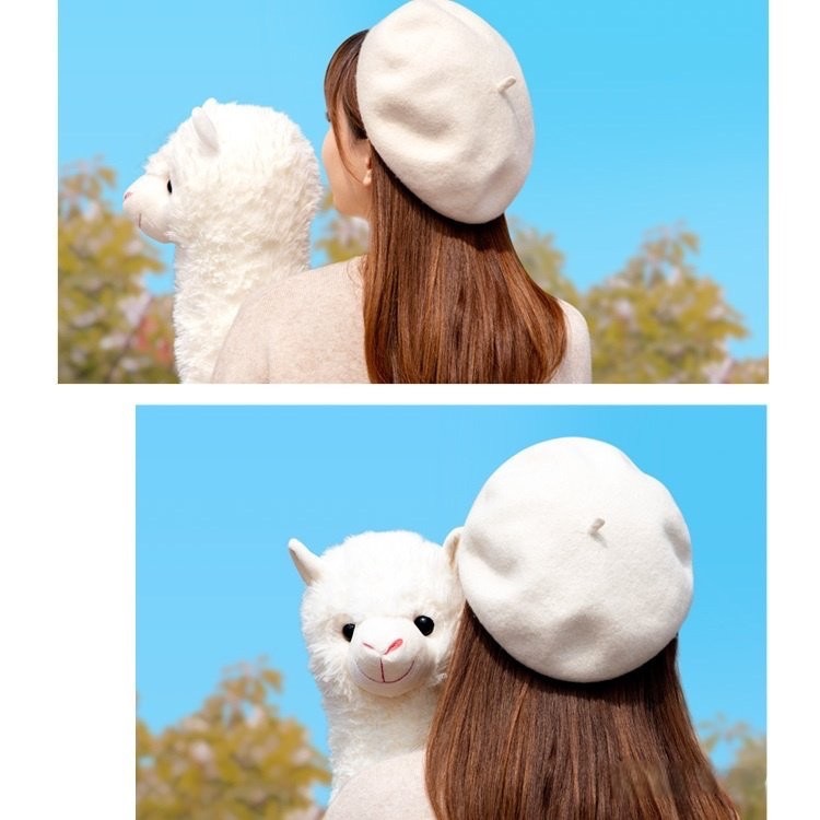 Gấu bông lạc đà Alpaca – Nhiều mầu - Size 28 cm – Quà tặng thú nhồi siêu dễ thương – Gối ôm cho bé ngủ ngon