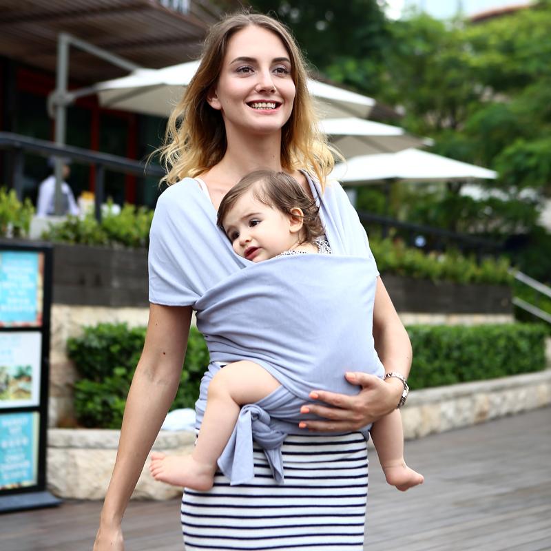 Tất Cả Trong 1 Co Giãn Len Cho Bé Baby Sling Trẻ Sơ Sinh Tàu Sân Bay Điều Dưỡng Da Tay Quấn Bé Sau Sinh Dây tuyệt Vời Cho Bé Tặng