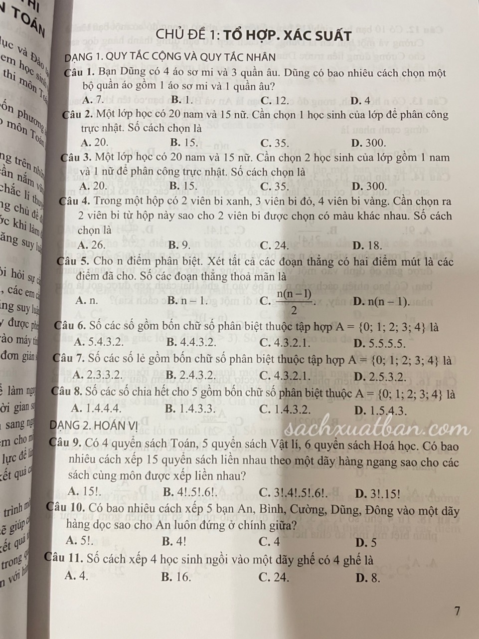 Combo 3 cuốn: Ôn luyện thi tốt nghiệp THPT năm 2023 môn Toán + Ngữ Văn + Tiếng Anh