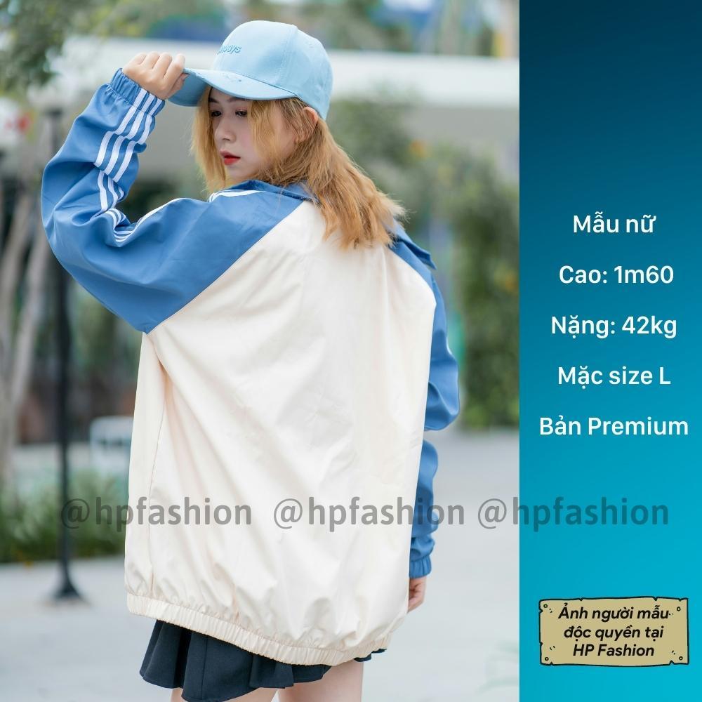 Áo khoác bóng chày form rộng vải dù cao cấp thời trang Hàn Quốc dáng Unisex nam nữ D01