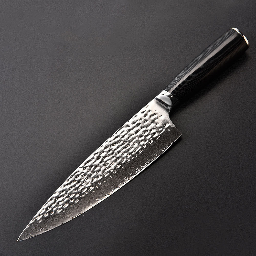 DAO BẾP NHẬT BẢN GYUTO THÉP DAMASCUS MÃ E1DT119