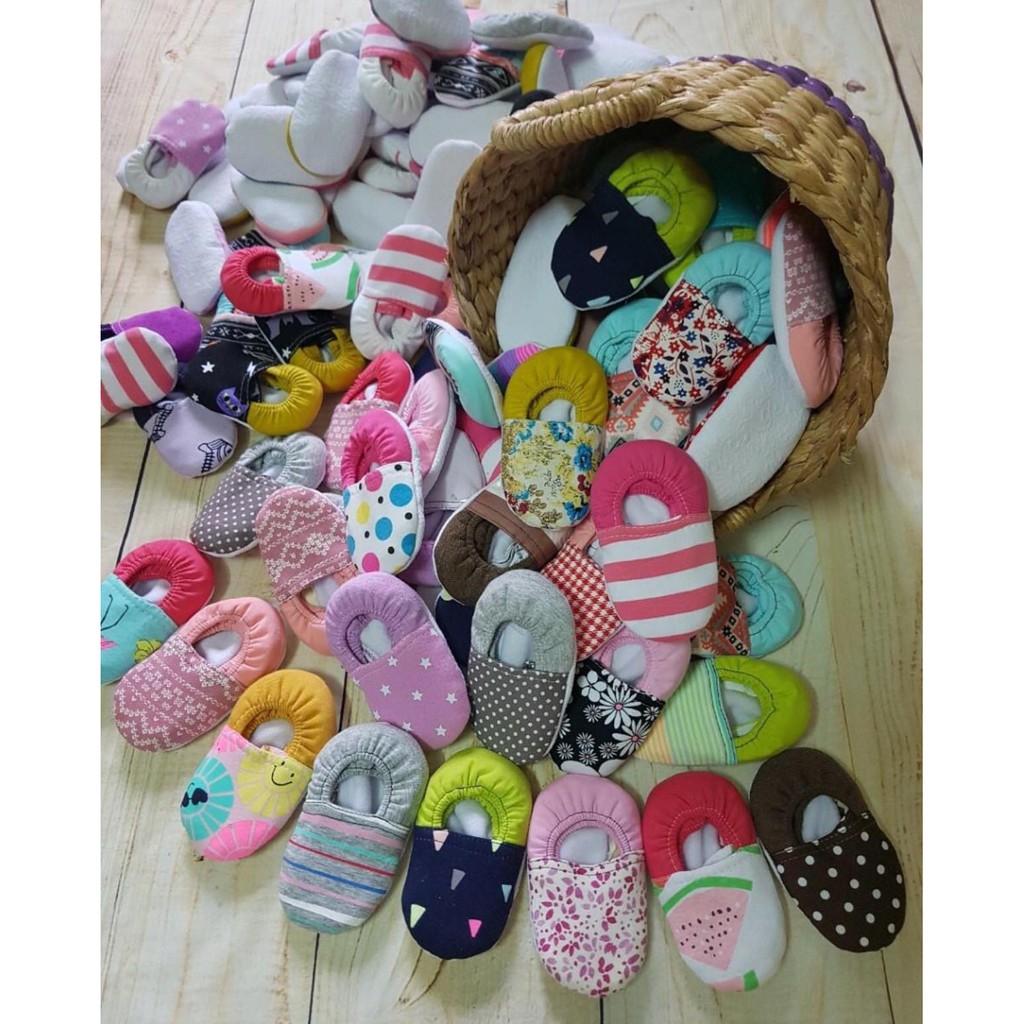 Combo 5 đôi Giày vải tập đi êm mềm size 0-18 tháng