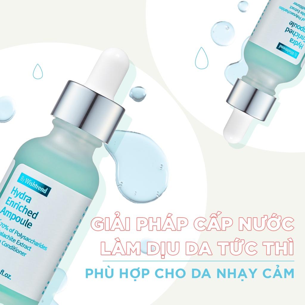 Combo 2 By Wishtrend tinh chất Hydra Enriched Ampoule 30ml