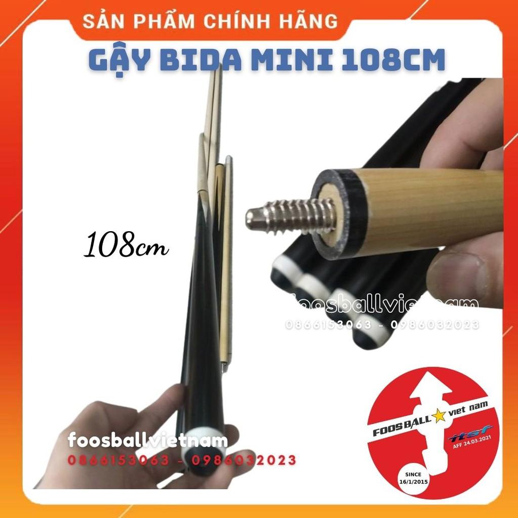 Phụ kiện cơ gậy bi a bida mini trẻ em giá rẻ loại 1 khúc dài 90cm, loại 2 khúc dài 1m08