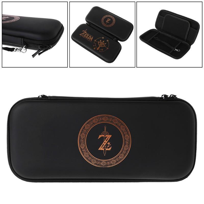 Túi đựng máy chơi game Nintendo Switch in hoa văn Zelda 2 mặt