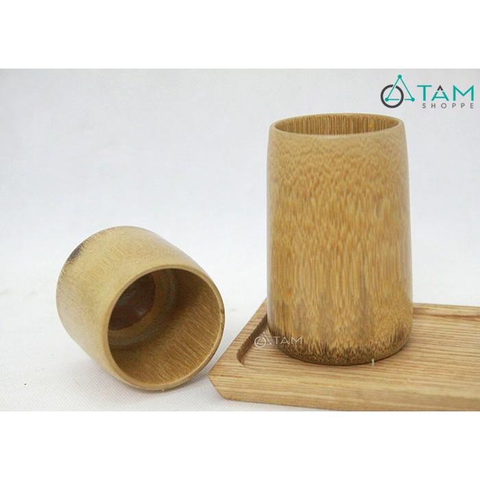 Cốc gỗ tre uống nước đẹp số 71