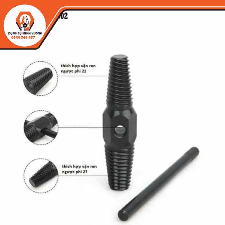 Tool xử lý , vặn ren 2 đầu vặn ren gãy , Taro ren ngược 2 đầu 21-27