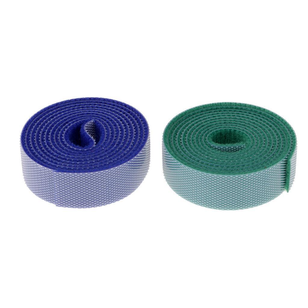 2 Roll Nylon Reusable Cable Straps Cable Ties Wire Organizer