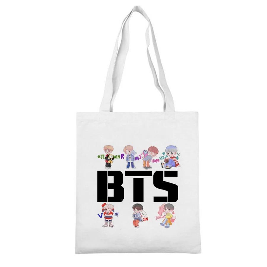 Túi tote Túi vải in hình BTS đi học đi chơi