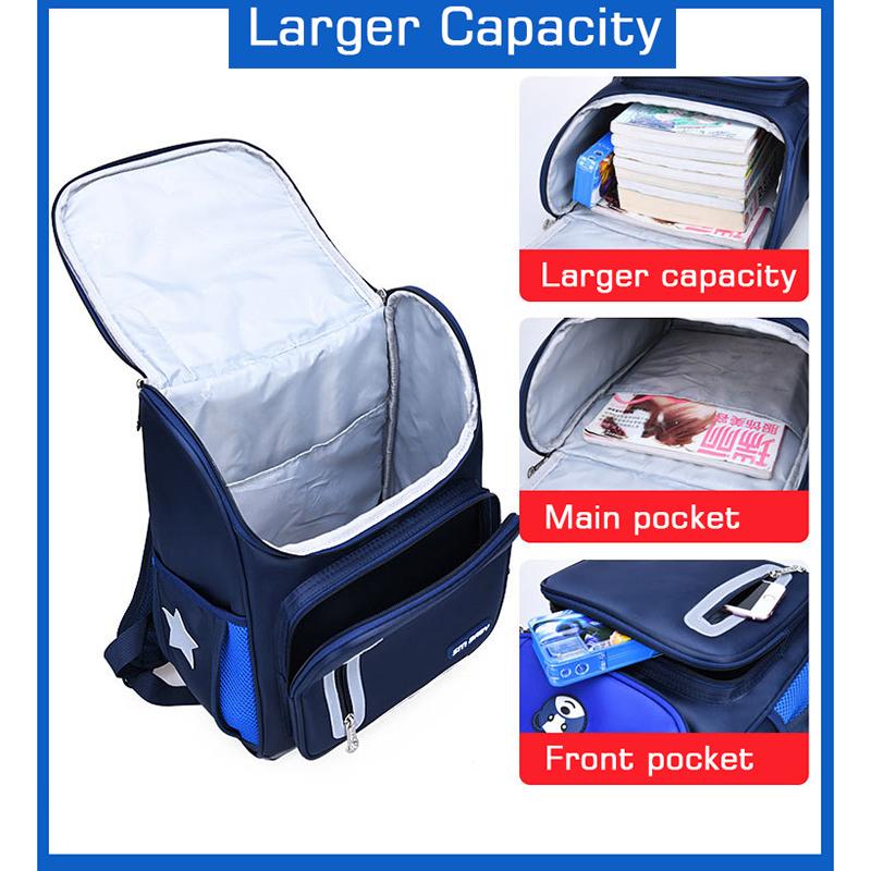 Trẻ Em Học Bé Trai Bé Gái Tiểu Học Ba Lô Trẻ Em Chỉnh Hình Chống Nước Ba Lô Mẫu Giáo Infantil Mochila