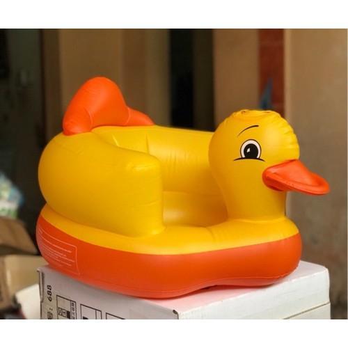 Ghế hơi tập ngồi hình vịt cho bé