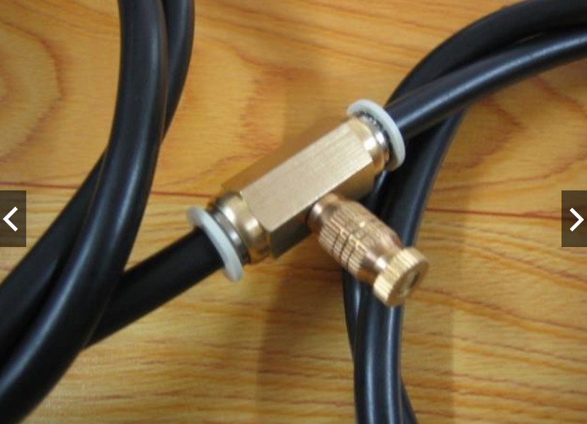 Bộ 15 mét dây phun sương màu đen 8mm chất lượng cao, tưới hoa lan, tưới cây, làm mát...