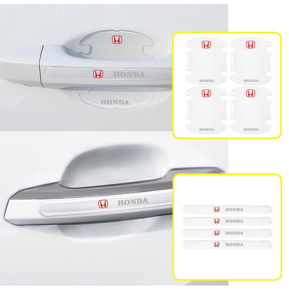 Miếng dán tay nắm cửa xe hơi trong suốt chống va chạm cho Honda