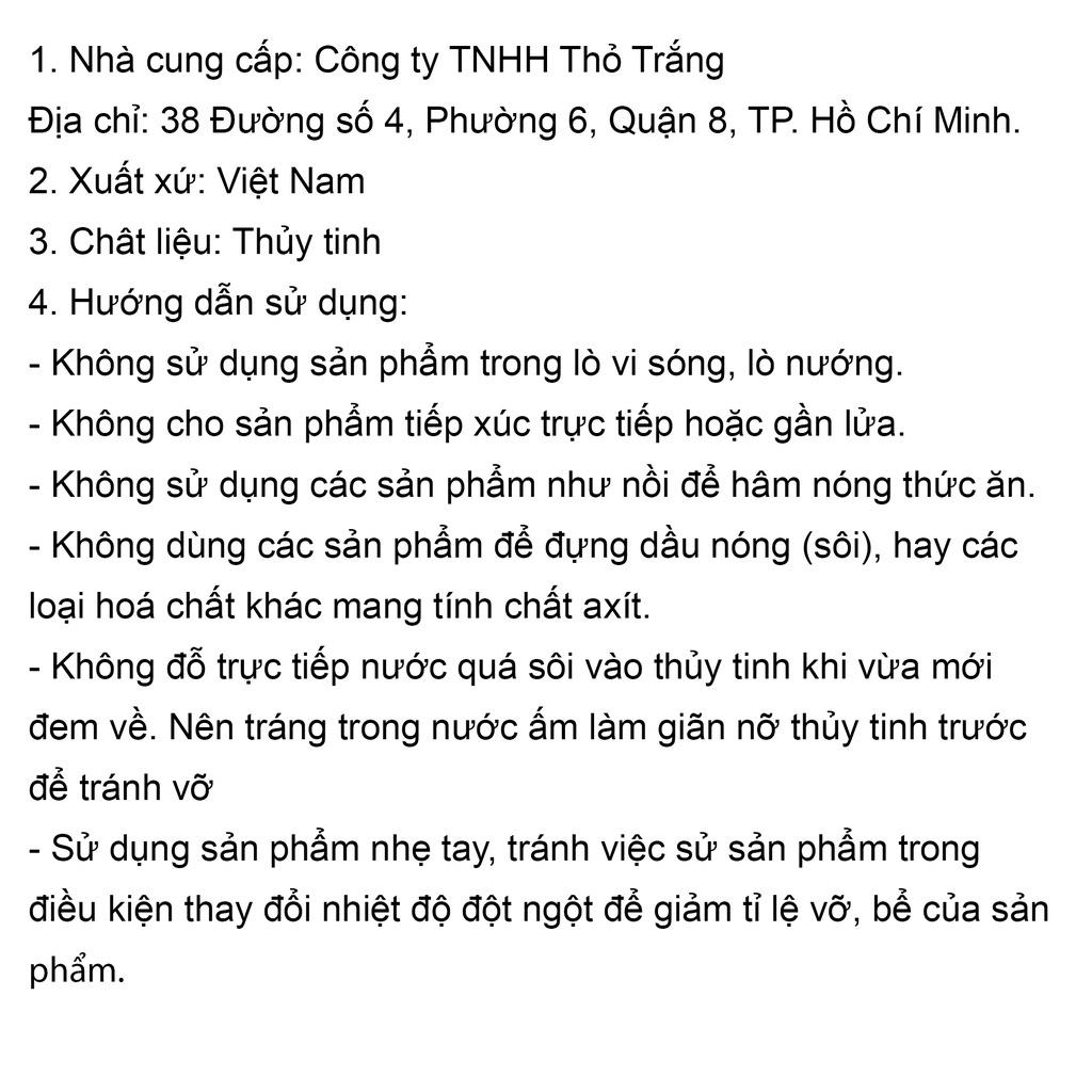 Chai thủy tinh nắp quai cài trong suốt