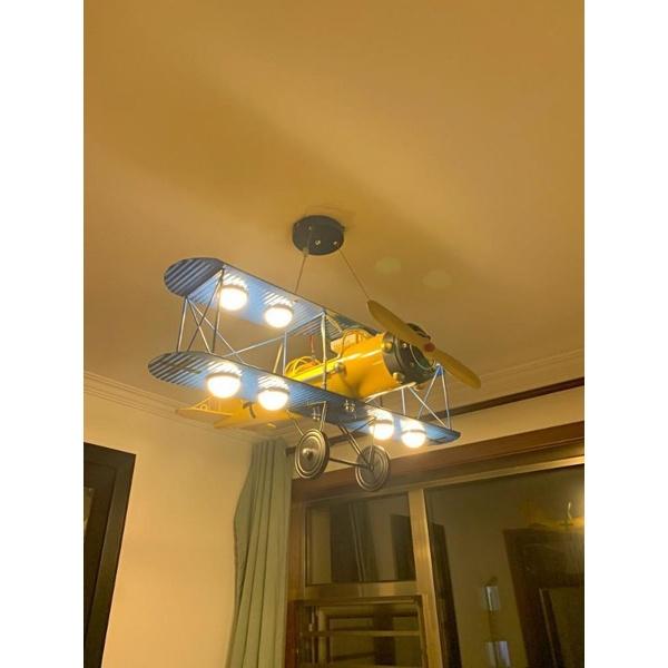 Đèn trần phong cách phim hoạt hình - Máy bay đèn led trang trí phòng ngủ trẻ em đa sắc màu DT28