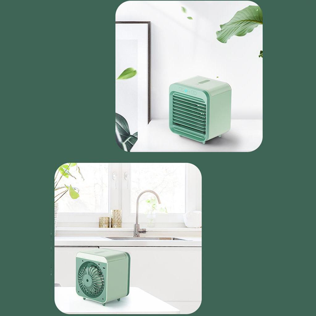 2X Portable Mini Air Cooler Personal Quiet USB Air Conditioner for