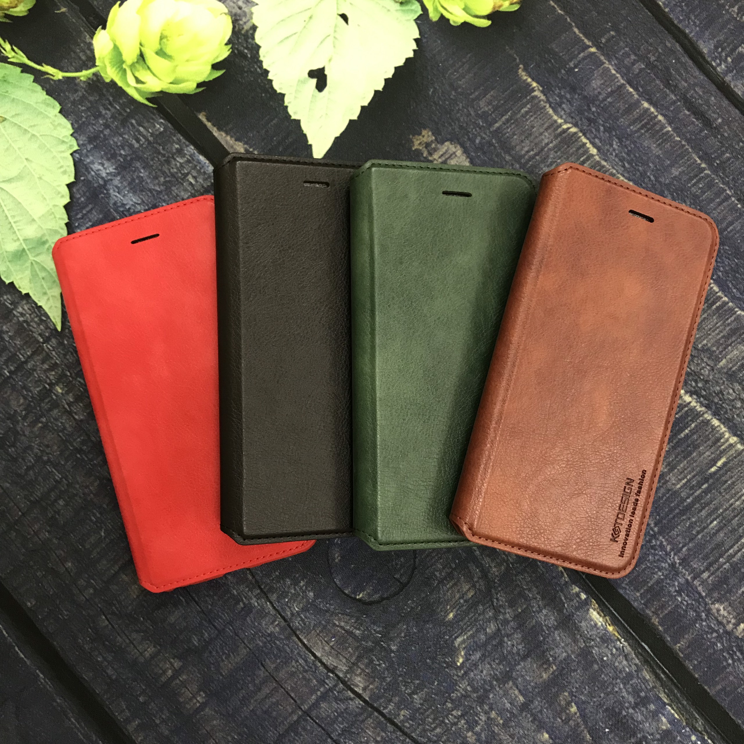 Bao da cao cấp hiệu KST Design cho iPhone 6 Plus/7 Plus/8 Plus/XS Max,/11 Pro Max - Hàng Chính Hãng - iPhone XS MAX - Đỏ